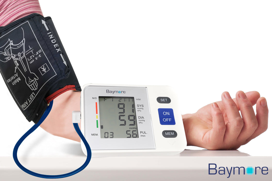 Blood Pressure Monitor Upper Arm-Baymore Supplies-SimplyLife Home