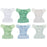 Simple Being Boys Stripes Print Unisex Reusable Baby Cloth Diapers