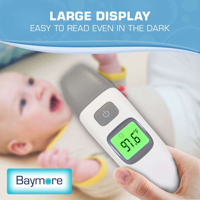 Baymore Digital Baby Forehead and Ear Infrared Thermometer