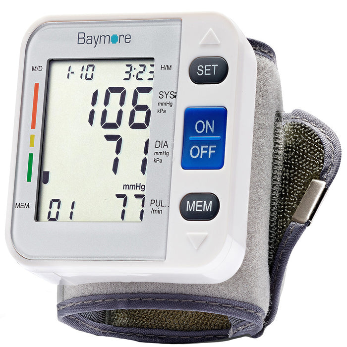 Wrist Blood Pressure Monitor Automatic Digital Home BP Monitor