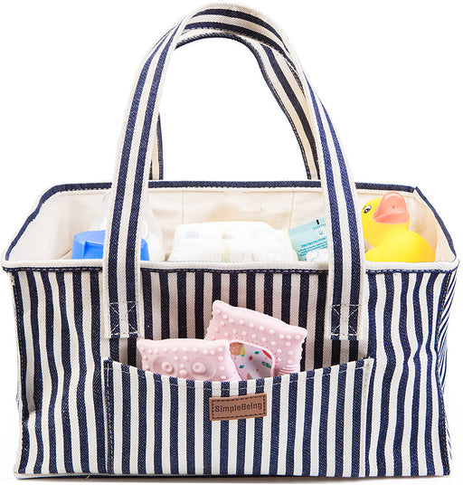 Simple Being Diaper Caddy (Red Stripe) — SimplyLife Home
