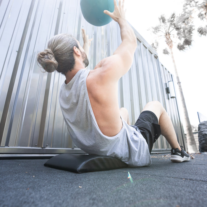 Raise Your Game 14lb Wall Ball Set with Ab Mat