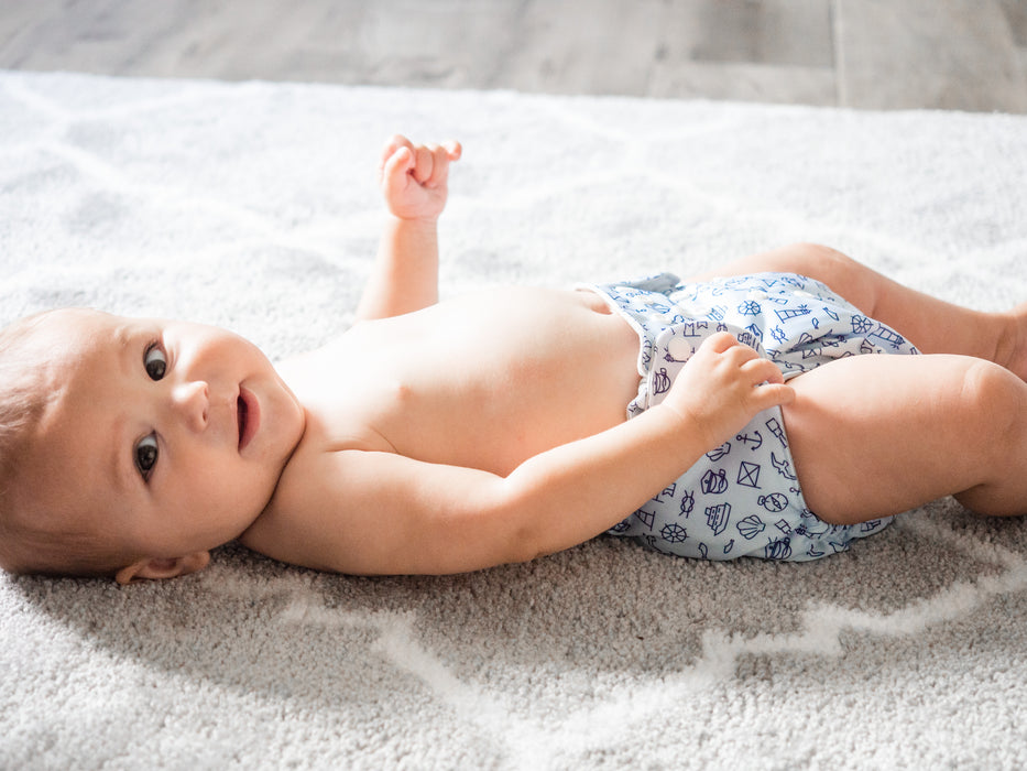 Under The Sea Print Unisex Reusable Baby Cloth Diapers-SimplyLife Home