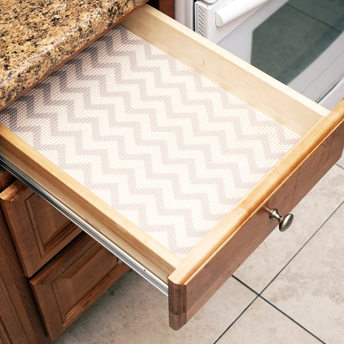 Simple Being Kitchen Shelf Liner Stripe Pattern 17.5x20