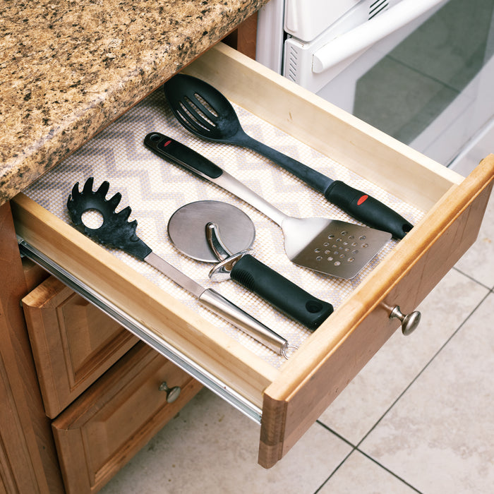 Simple DIY Drawer and Shelf Liners –