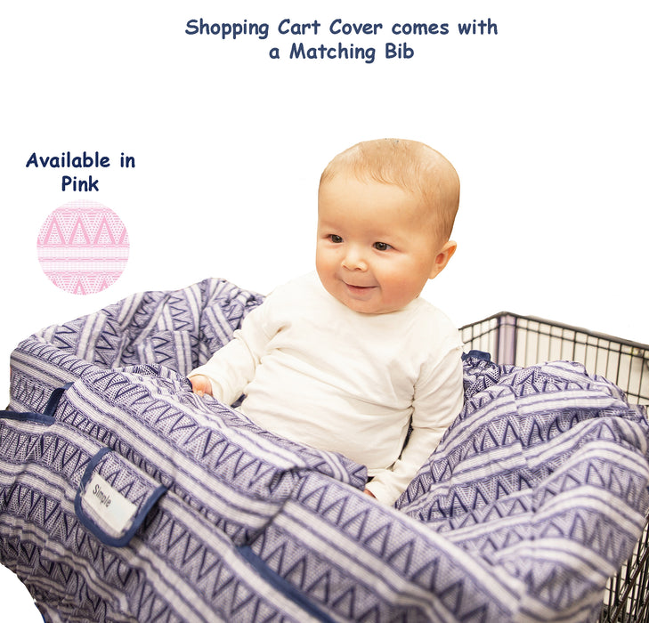 Blue Shopping Cart Cover-Simple Being-SimplyLife Home