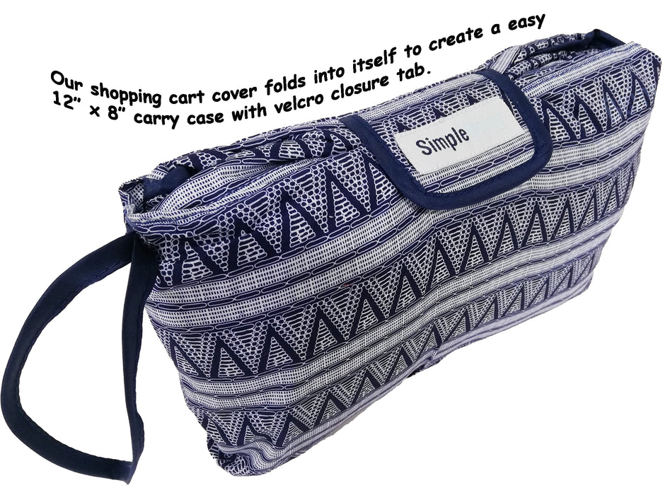 Blue Shopping Cart Cover-Simple Being-SimplyLife Home