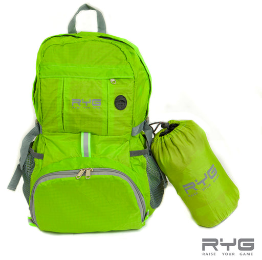 Travel Backpack and Portable Hammock Set (Neon Green)-Raise Your Game-SimplyLife Home