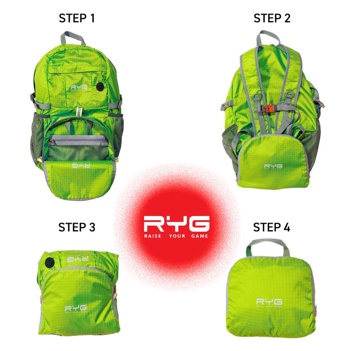 Travel Backpack and Portable Hammock Set (Neon Green)-Raise Your Game-SimplyLife Home