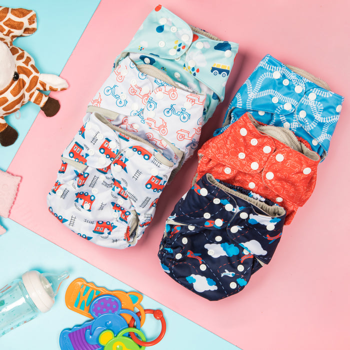 Simple Being Whimsical Print Unisex Reusable Baby Cloth Diapers —  SimplyLife Home