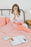 Weighted Blanket Duvet Cover - Geometric Stripe Peach-Simple Being-SimplyLife Home
