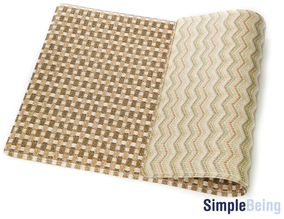 Brown Geometric Anti-Fatigue Kitchen Floor Mat (32" x 17.5")-Simple Being-SimplyLife Home