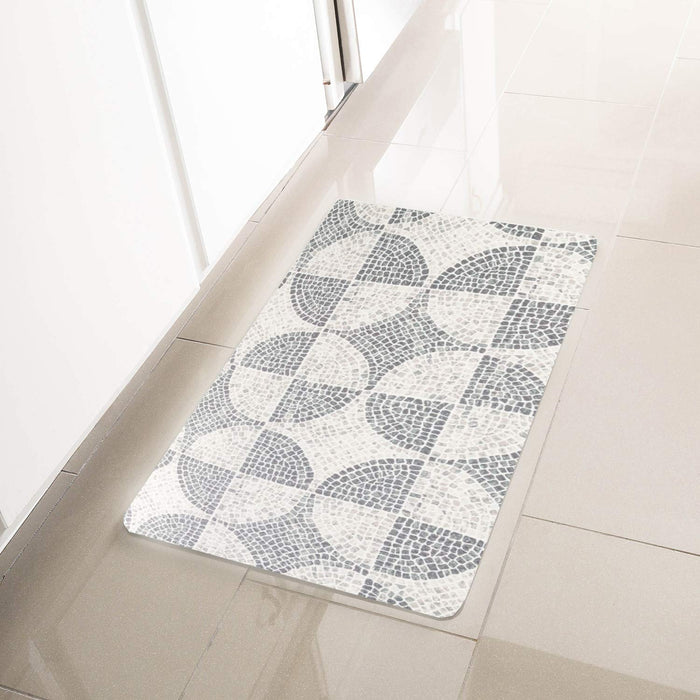 Grey Tile Anti-Fatigue Kitchen Floor Mat (32" x 17.5")-Simple Being-SimplyLife Home