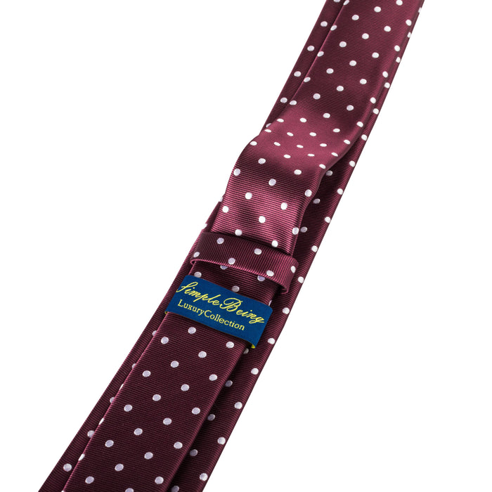 Simple Being Dot Pattern Neckties