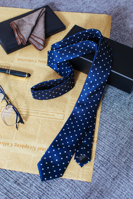 Simple Being Dot Pattern Neckties