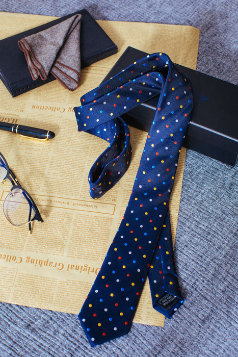 Simple Being Dot Pattern Neckties