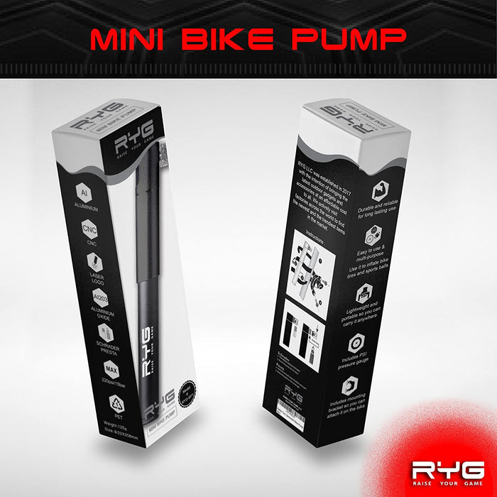 Raise Your Game Mini Bike Pump