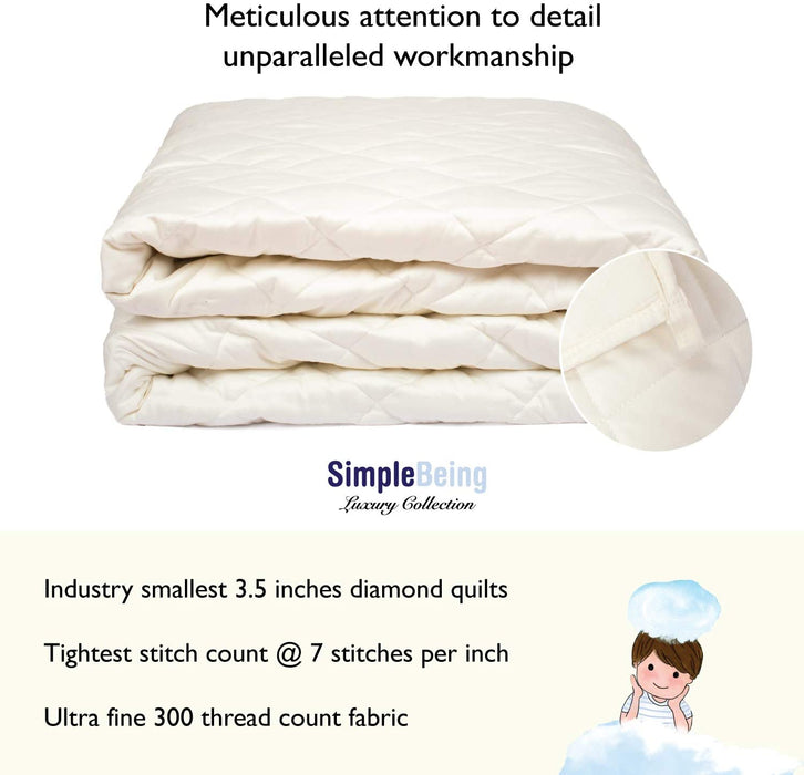 Simple Being Cream 9 Layer Weighted Blankets