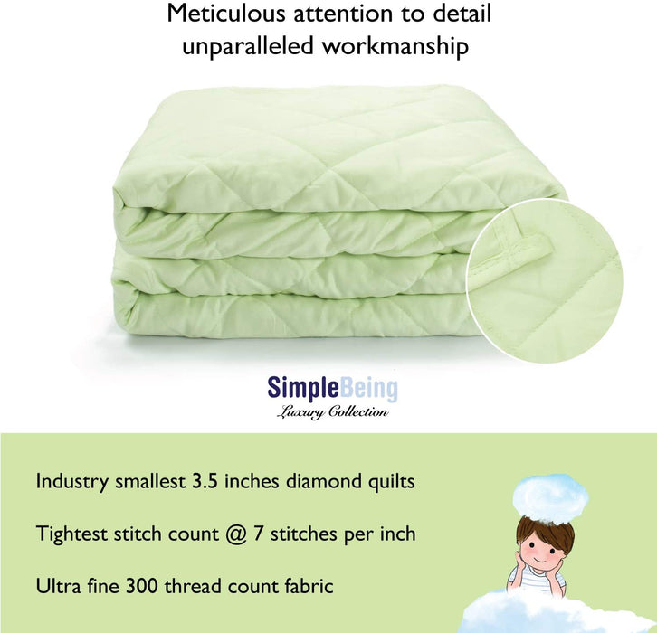 Simple Being Seafoam Green 9 Layer Weighted Blankets